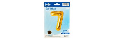 Globo metálico dorado