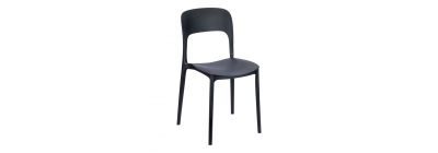 Silla plástica 55.5x45x84cm surtido