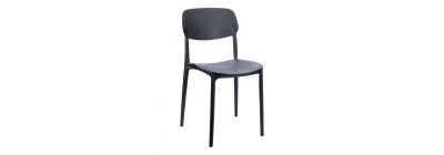 Silla plástica 38x49x78cm surtido