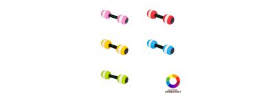 Mancuerna flotante estampada