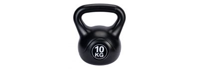 Pesa rusa 10kg negro y blanco