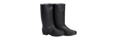 Bota hule impermeable negra #39