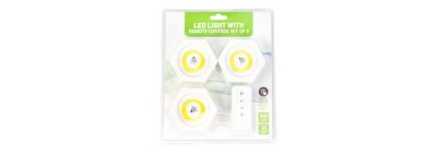 Luz LED hexagonal con control