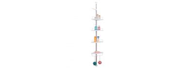 Organizador para baño 4 estantes 18kg 