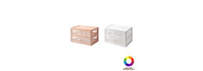 Organizador plástico de 3 compartimientos