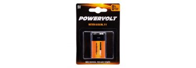 Batería alkalina powervolt cuadrada