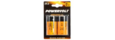 Batería alkaline 2pzas D 1.5v