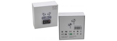 Audífonos inalámbricos blancos.