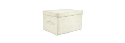 Caja organizadora tela plegable gris