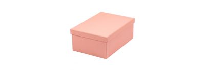 Caja cartón rosado tamaño #9