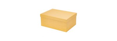 Caja beige rectangular
