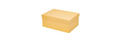 Caja cartón rectangular beige
