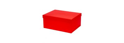 Caja cartón roja tamaño #4