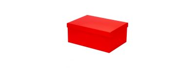 Caja cartón lisa roja
