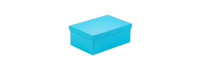 Caja cartón celeste #10