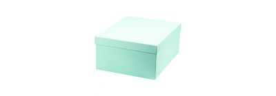 Caja cartón con tapa menta