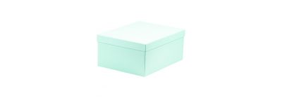 Caja cartón rectangular menta