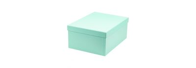 Caja cartón rectangular menta