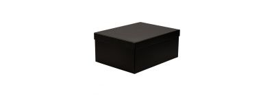 Caja rectangular negra