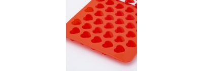 Molde silicón forma corazón