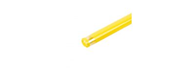 Papel plástico amarillo transparente