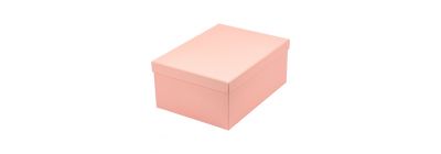 Caja rectangular rosado