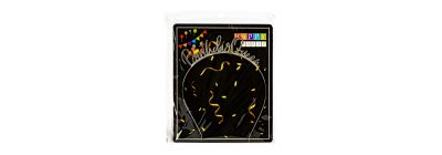 Diadema birthday queen 17cm plateado