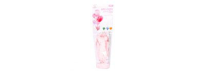 Base para globo con papel 26cm rosado
