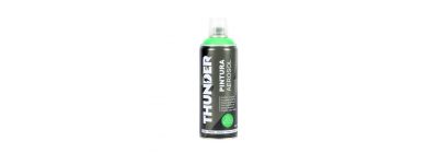 Pintura acrílica aerosol verde fluorescente brillante
