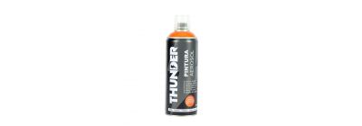 Pintura acrílica aerosol naranja fluorescente brillante
