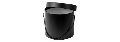 Caja redonda con tapa