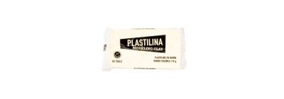 Plastilina barra lisa 170g blanco