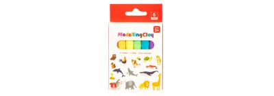 Plastilina color pastel 6und +3a surtido