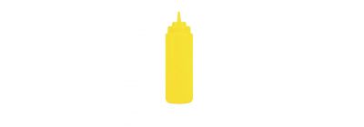 Envase para salsa 950ml amarillo