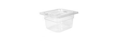 Recipiente acrílico con tapa 176x162x100mm