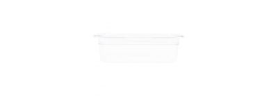 Recipiente acrílico liso con tapa transparente