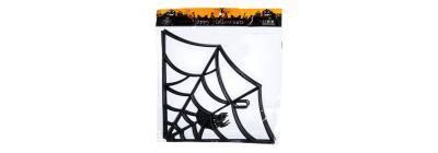 Telaraña decorativa negra