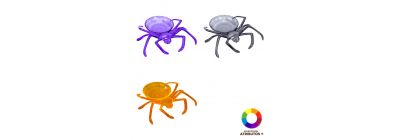 Bowl plástico figura araña