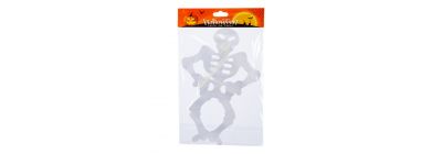 Guirnalda papel esqueletos Halloween