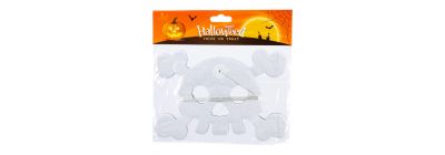 Guirnalda papel calaveras Halloween