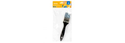 Brocha madera lisa 1.5pulg negro