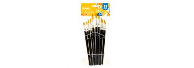 Pincel madera 12pzas