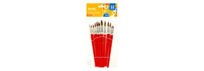Pincel madera 12pzas