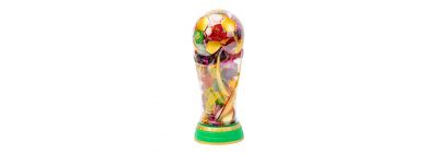 Mini gelatina frutas con copa
