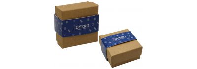 Caja kraft marrón compacta