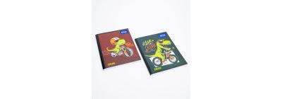 Cuaderno cosido estampado dino 100h surtido