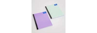 Cuaderno cosido estampado Royal School color pastel 19x25cm 100h surtido