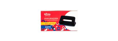 Perforadora metal lisa negro