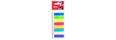 Separador adhesivo con regla multicolor