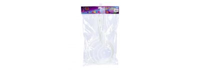 Colador plástico 5pzas blanco
